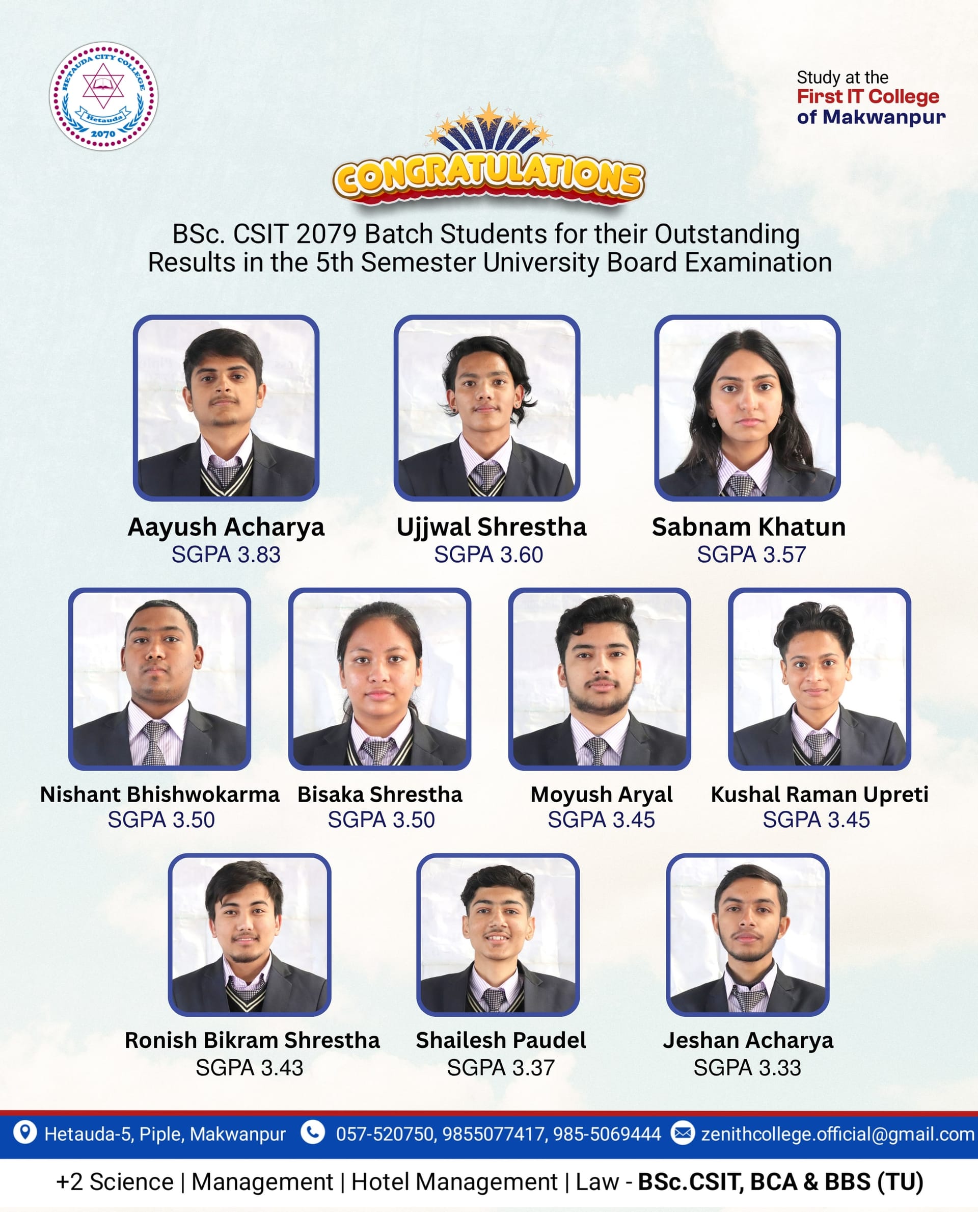 Hetauda City College admissions for Fall 2025 Bachelor programs - Join our quality education institution